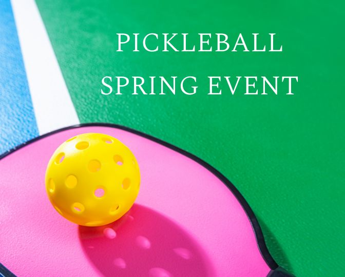 Pickleball spring event