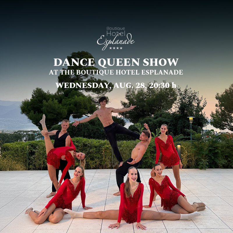 Final performance of the dance ensemble Dance Queen at Boutique Hotel Esplanade