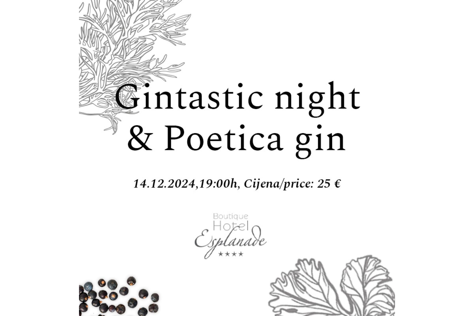 Gintastic night u Boutique Hotelu Esplanade